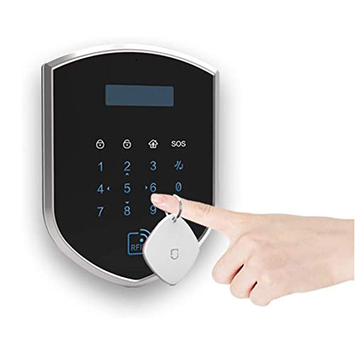Sistema de alarma inteligente para el hogar con cámara de Wolf-Guard WM2GR, sensor de ventana y de puerta, detector de movimiento, botón SOS, RFID, WiFi /2 G/GSM, doble red