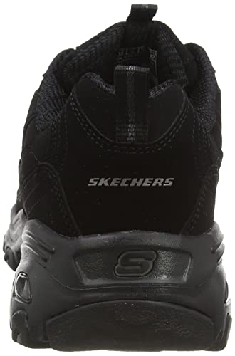 Skechers D'Lites Play On, Zapatillas Mujer, Black, 41 EU