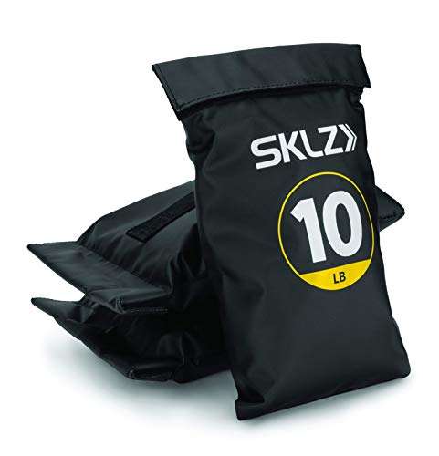 SKLZ SpeedSac - Trineo para Entrenamiento de Resistencia al Peso (10-30 Libras), Color Negro y Amarillo, Talla única