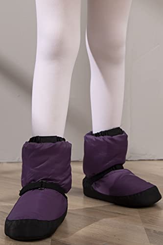 s.lemon Warm Up Bootie,Bota/Zapatilla de Baile Ballet Niñas-Mujer (L / 41-44 EU, Violeta)