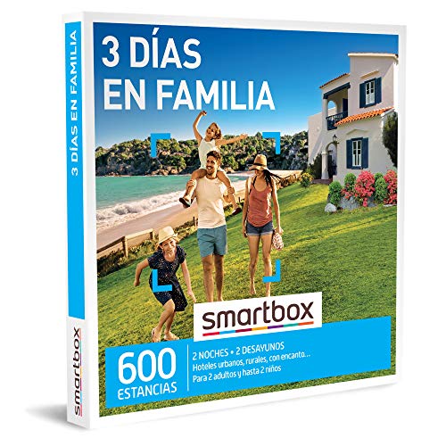Smartbox - Caja Regalo 3 días en Familia - Idea de Regalo para Navidad - 2 Noches con Desayuno para 2 Adultos y 2 niños