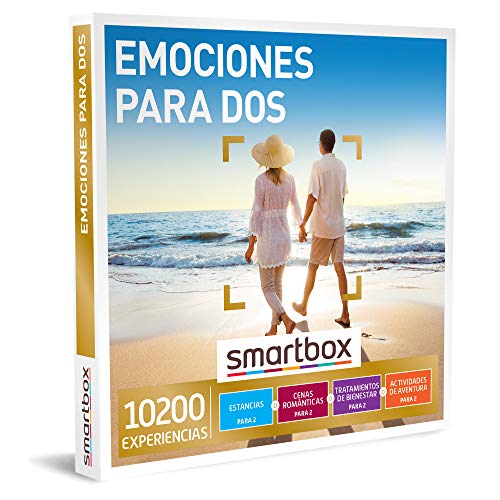 Smartbox - Caja Regalo Emociones para Dos - Idea de Regalo Padres - 1 Experiencia de Estancia, Cena, Bienestar o Aventura para 2
