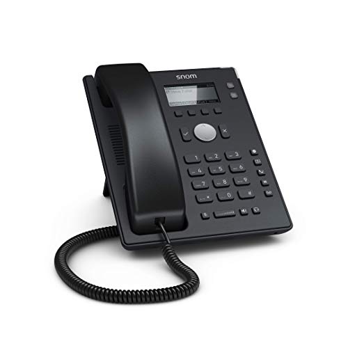 Snom D120 - Teléfono IP (Negro, Terminal con conexión por Cable, Pulso, Digital, Escritorio/Pared, En Banda, out-of Band, Información SIP)