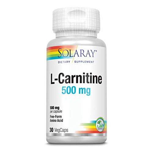 Solaray L-Carnitine 500mg | L-Carnitina | 30 VegCaps