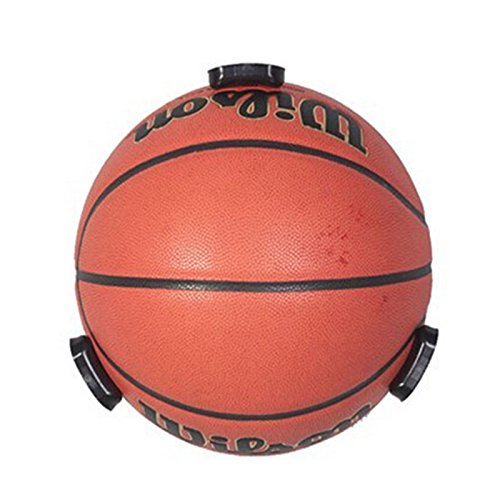 Soporte de baloncesto para ahorro de espacio, soporte para exhibición de bolas deportivas montado en la pared, soporte de almacenamiento de bolas de plástico para baloncesto, fútbol, rugby