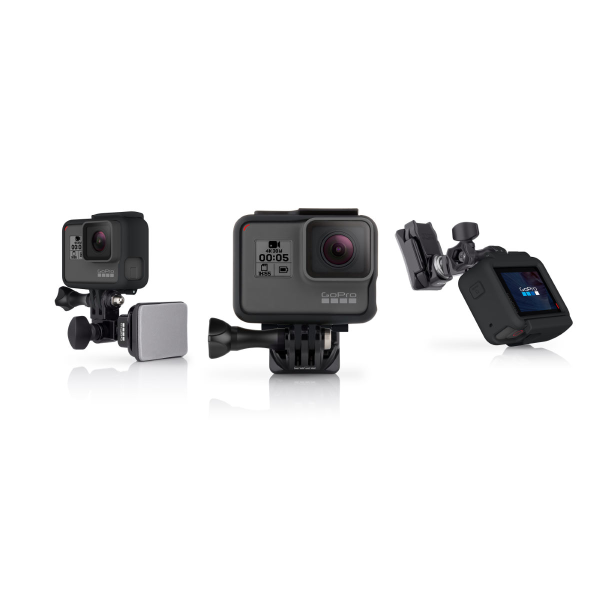 Soporte de montaje frontal GoPro (para casco) - Soportes para cámaras