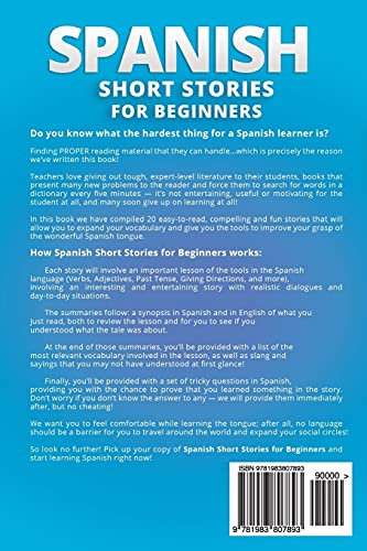 Spanish Short Stories for Beginners: 20 Captivating Short Stories to Learn Spanish & Grow Your Vocabulary the Fun Way!: 1 (Easy Spanish Stories)