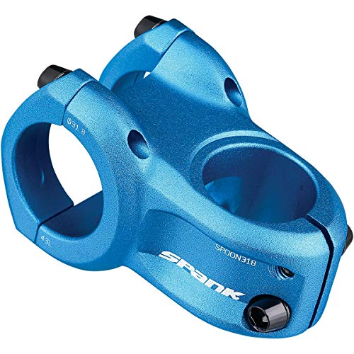 Spank Spoon - Potencia para Bicicleta Adulta (35 mm, 45 mm), Color Azul