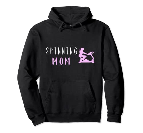 Spinning Mamá Spinning Clase Entrenamiento Interior Bicicleta Madre Sudadera con Capucha