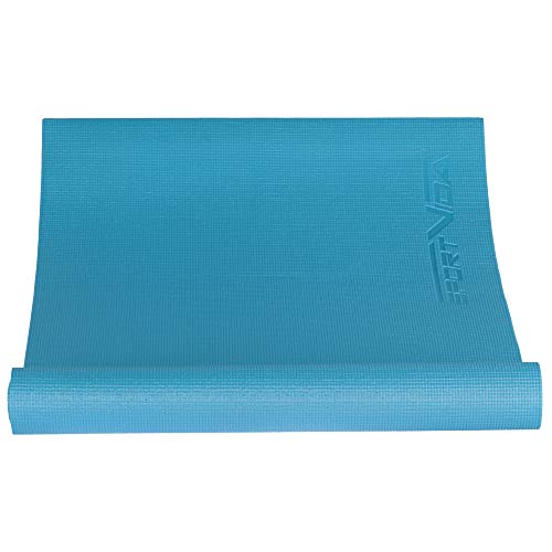 Sport Vida Yoga Antideslizante Fitness Esterilla para Pilates, Espuma PVC, 173 x 61 x 0,4 cm | colchoneta para Camping Tienda