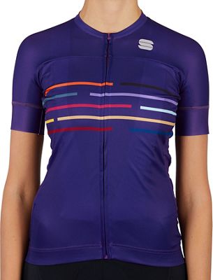 Sportful Women's Velodrome Cycling Jersey SS21 - Violeta - XL, Violeta
