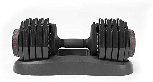 Strongology Home Fitness - Mancuerna de entrenamiento ajustable (5 kg a 40 kg), color negro