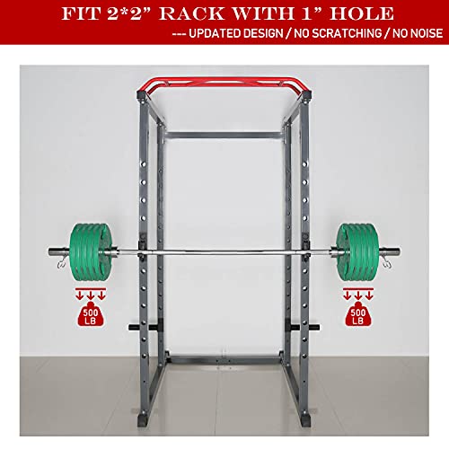 SYL Fitness J-Hooks - Soporte para mancuernas con gancho en J para Power Rack y Half Rack