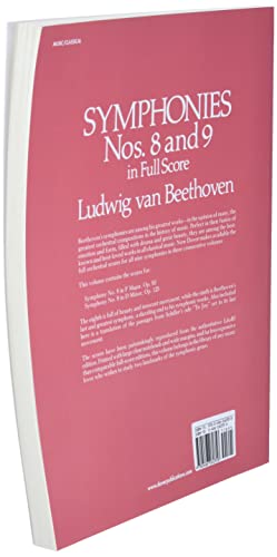 Symphonies Nos. 8 And 9 (Dover Music Scores)