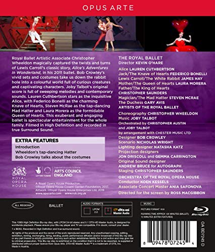 Talbot, J.: Alice's Adventures in Wonderland [Ballet] (Royal Ballet, 2017) (Blu-ray, HD) [Blu-ray]