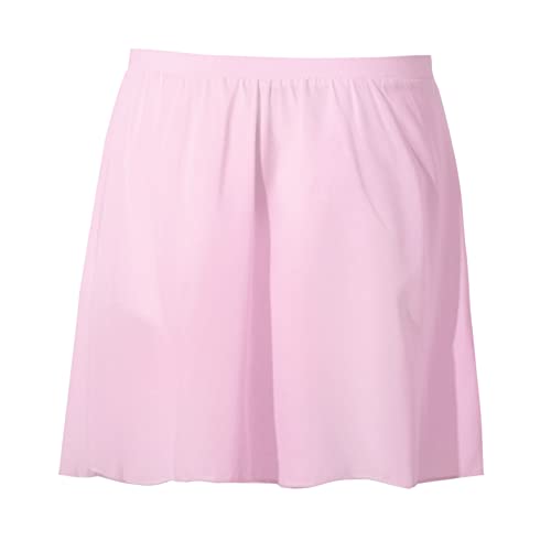 Tancefair Falda de ballet para niñas con cintura ajustable para niños y adultos, Pink (Pull On), M(110-140cm)
