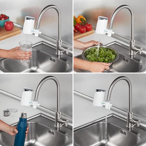 Tappwater Essential - Sistema de Filtración de agua para grifo - Filtra  cloro, sedimentos, oxido, nitratos, pesticidas y elimina mal sabor y olor.