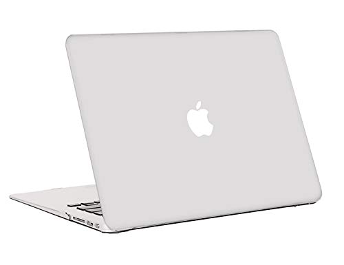 TECOOL Funda MacBook Air 13 Pulgadas (Versión: 2010-2017, Modelo: A1466 / A1369), Delgado Cubierta Plástico Dura Case Carcasa con Tapa del Teclado para MacBook Air 13.3 Pulgada - Frost