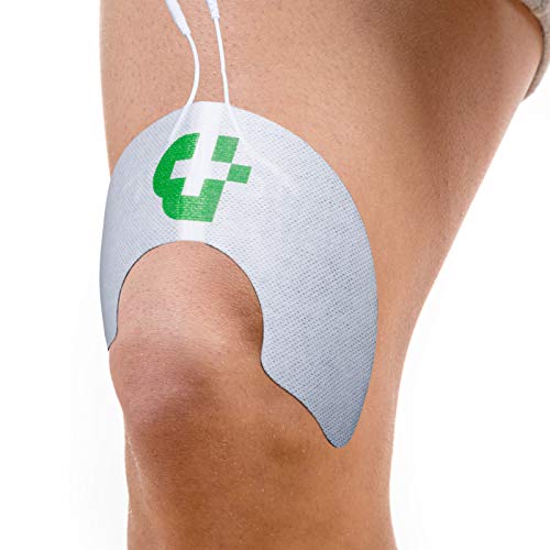 TESMED Knee - 2 electrodos de calidad superior para la rodilla, no necesita gel