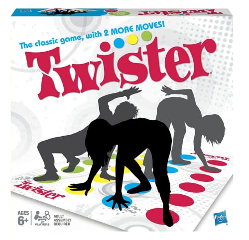 TGGH Twister Games Twister Floor Game Twister Ultimate Game, Family, Juego de fiesta para niños de 6 años en adelante