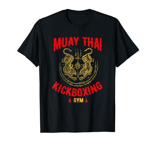 Tiger Muay Thai Kickboxing Gimnasio MMA entrenamiento regalo Camiseta