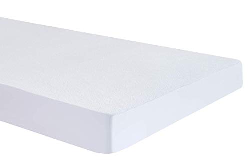 Todocama - Protector de colchón/Cubre colchón Ajustable, de Rizo, Impermeable y Transpirable. (Todas Las Medidas Disponibles). (Cama 80 x 190/200 cm)
