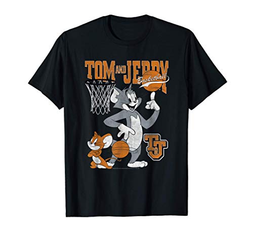 Tom and Jerry Spinning Basketball Camiseta