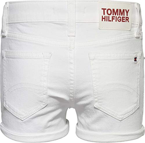 Tommy Hilfiger Nora Short Pantalones Cortos, Bright White, 74 cm para Niñas
