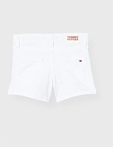 Tommy Hilfiger Nora Short Pantalones Cortos, Bright White, 74 cm para Niñas