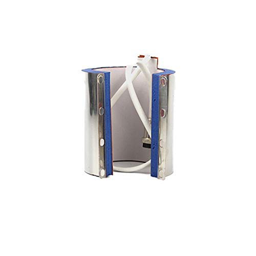 tooloflife Prensa de taza, taza de taza de prensa de transferencia de calor accesorio de gel de sílice 220 V para sublimación de transferencia de máquina de prensa de calor (cilíndrica, 10 onzas)