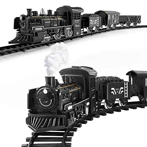 TOYANDONA 1 juego de máquina de vapor para niños, juguete locomotora, juguete de carga, modelo eléctrico, tren, tren de rail, juguete de tren