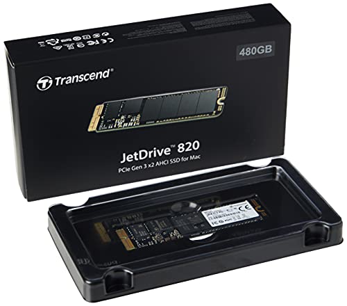 Transcend JetDrive 820 - Kit de disco duro sólido interno SSD 480 GB para Mac