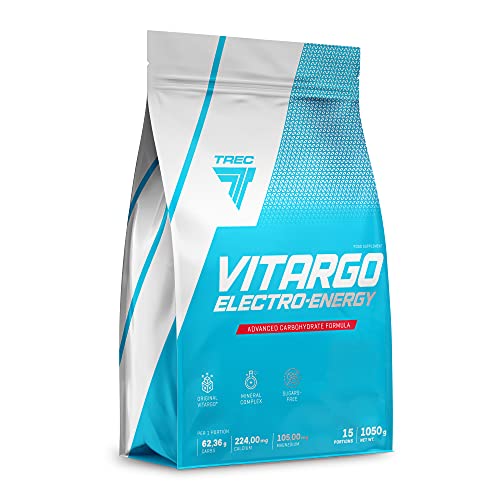 Trec Nutrition Vitargo Electro Energy, Bebida Energética, Sabor Naranja - 1050 gr