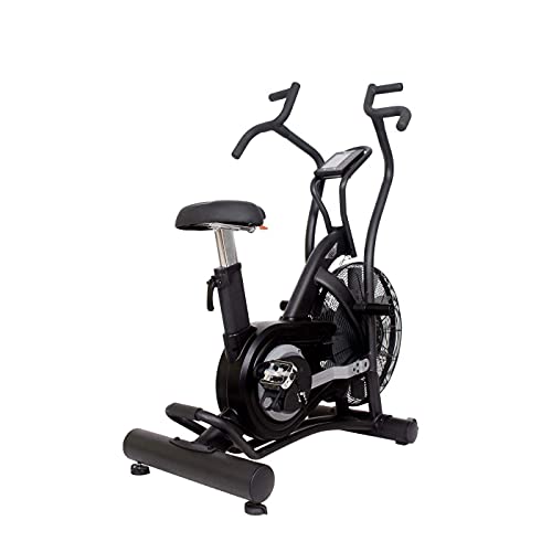 TRENDINGFIT| Bicicleta estática Indoor Air Bike KFT| Pantalla LCD| MAX. 130kg| Dispone de Ruedas