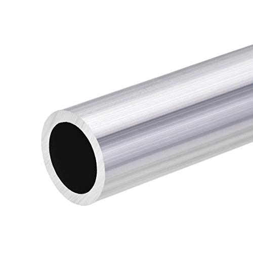 Tubo Redondo de 6063 Aluminio, Tubo de Aluminio, 28mm Diámetro Externo, 24mm Diámetro Interior, 300mm Longitud, Tubos Rectos sin Costuras
