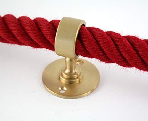 Unbekannt Soporte para cuerda (latón mate, para pasamanos de 30 mm)