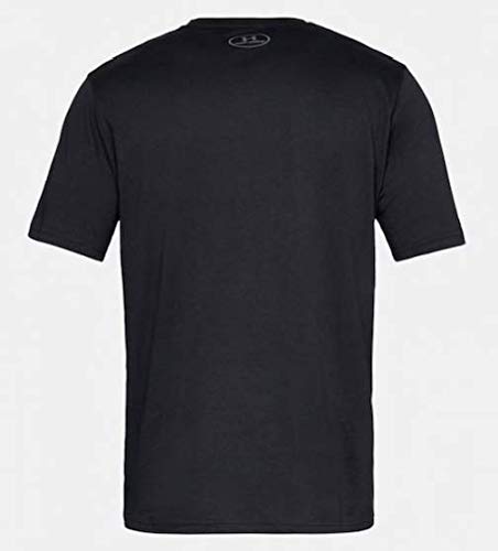 Under Armour Big Logo Ss - Camiseta ligera de manga corta para hombre, color Negro/Grafito, talla L