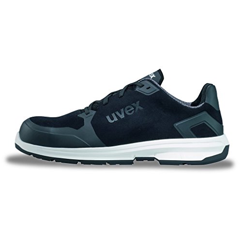 Uvex 1 Sport Zapato Profesional de Seguridad S3 SRC | Zapatilla Deportiva de Trabajo | Punta Antiaplastamiento de Composite | Negro