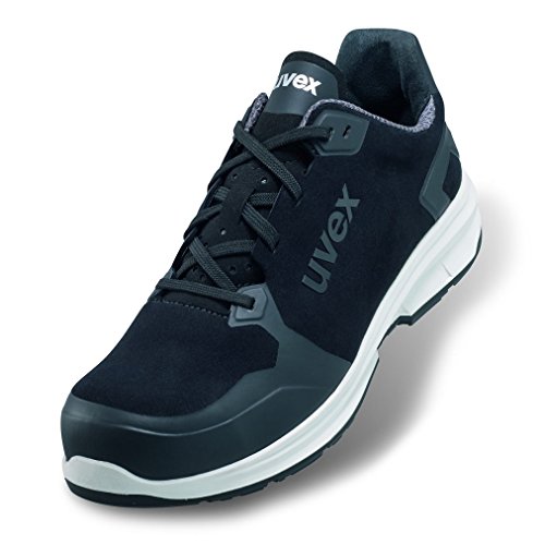 Uvex 1 Sport Zapato Profesional de Seguridad S3 SRC | Zapatilla Deportiva de Trabajo | Punta Antiaplastamiento de Composite | Negro