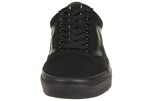 Vans Old Skool, Zapatillas de lona unisex, Negro (Black/Black Canvas), 38 EU