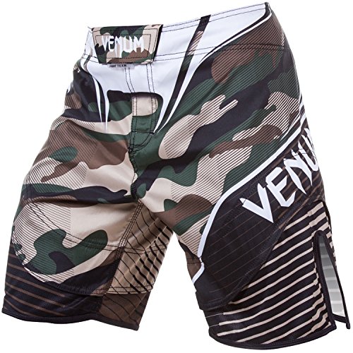 VENUM Camo Hero Pantalones Cortos de Entrenamiento, Hombre, Verde/marrón, S