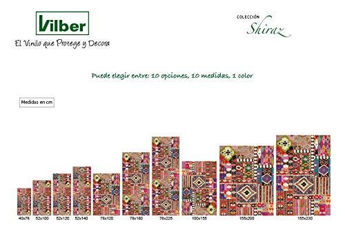 Vilber Alfombra, Vinilo, Multicolor, 40X78