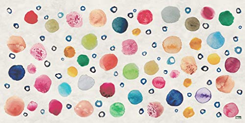 Vilber Gran Chef Dots Alfombra, Vinilo y PVC, Multicolor, 40 x 78 cm