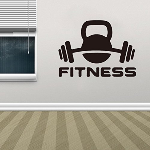 VOSAREA Fitness Wall Decal Workout Gym Vinilo Pegatinas Estilo de Vida Saludable Home Decor Wall Art Murales Tatuajes de Pared