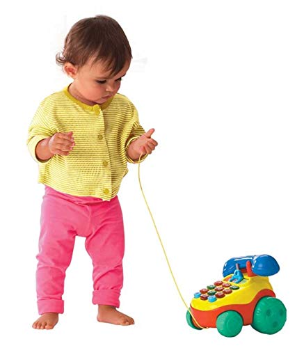 VTech Teléfono interactivo infantil con luz y voz, multicolor (3480-068422)