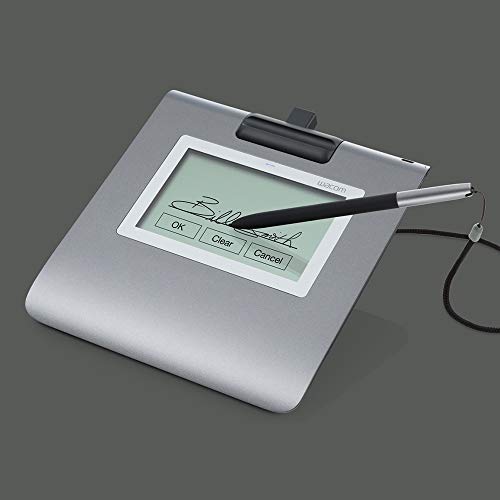 Wacom Signature Set con tableta STU-430 con pantalla LCD de 4.5” y sign pro PDF para Windows, capture firmas electrónicas manuscritas al instante con el lápiz inalámbrico y sin pila
