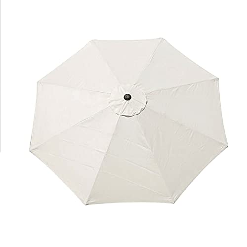 WERTSWF - Toldo de repuesto para sombrilla de 3 m, cubierta de tela para parasol en voladizo con 8 varillas