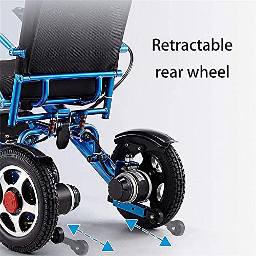 Wheel-hy Silla de Ruedas eléctrica de Aluminio Plegable - Prim Ancho de Asiento 45 cm