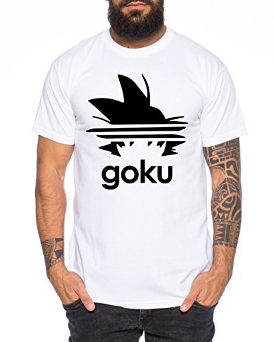 WhyKiki Adi Goku Camiseta de Hombre Dragon Master Son Ball Vegeta Turtle Roshi Db, Farbe2:Weiß;Größe2:M