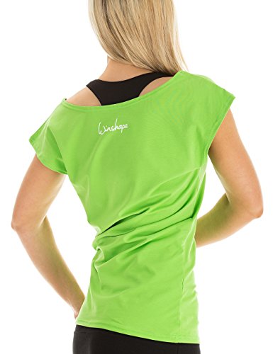 Winshape WTR12 – Camiseta para Baile y Fitness, para Mujer, Todo el año, Mujer, Color Verde Manzana, tamaño Small